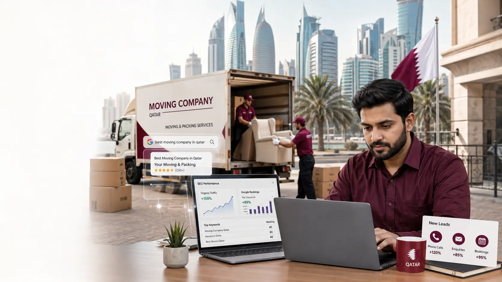 How SEO Helps Moving Companies in Qatar Get More Customers